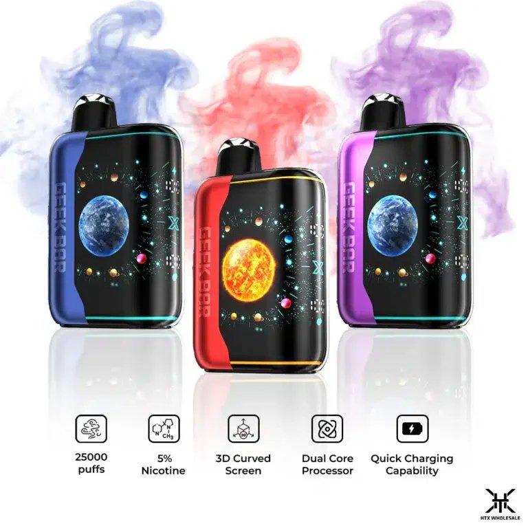 【25000 抽·星空旗艦】GEEK BAR Pulse X 首創 3D 弧面工藝美學、握感細膩不沾指紋 50mg 強效尼古丁鹽 極致爆發力 台灣現貨 特惠購買5贈1:圖片 4