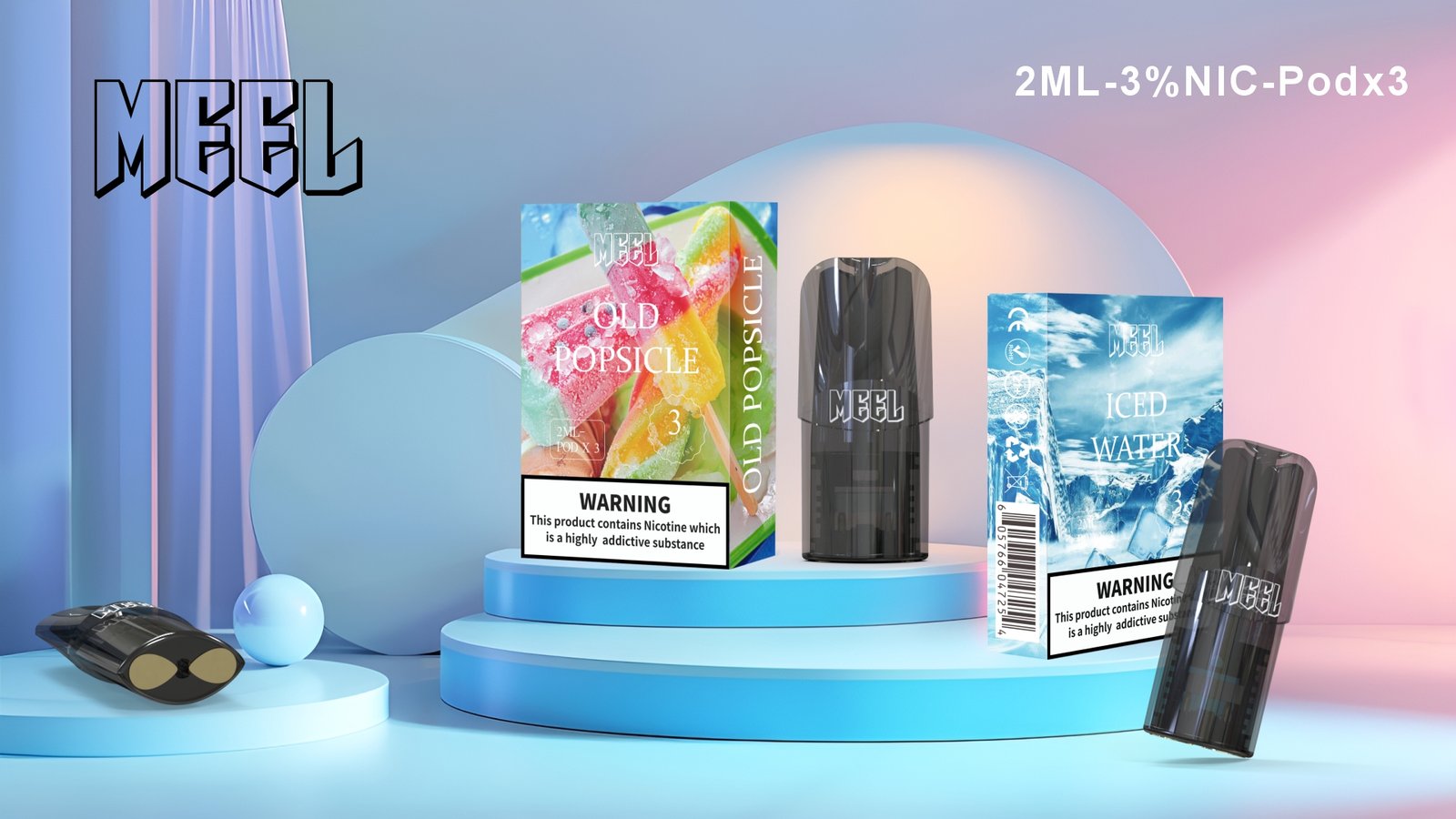 【MEEL 進化版】一代全相容煙彈 3% 濃度精準比例 柔順擊喉且不嗆辣 2ml 巨量儲油裝載 超越原廠的極致耐抽度 小資族的高性價比口糧 台灣現貨:圖片 2