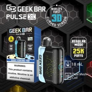 【25000 抽·星空旗艦】GEEK BAR Pulse X 首創 3D 弧面工藝美學、握感細膩不沾指紋 50mg 強效尼古丁鹽 極致爆發力 台灣現貨 特惠購買5贈1