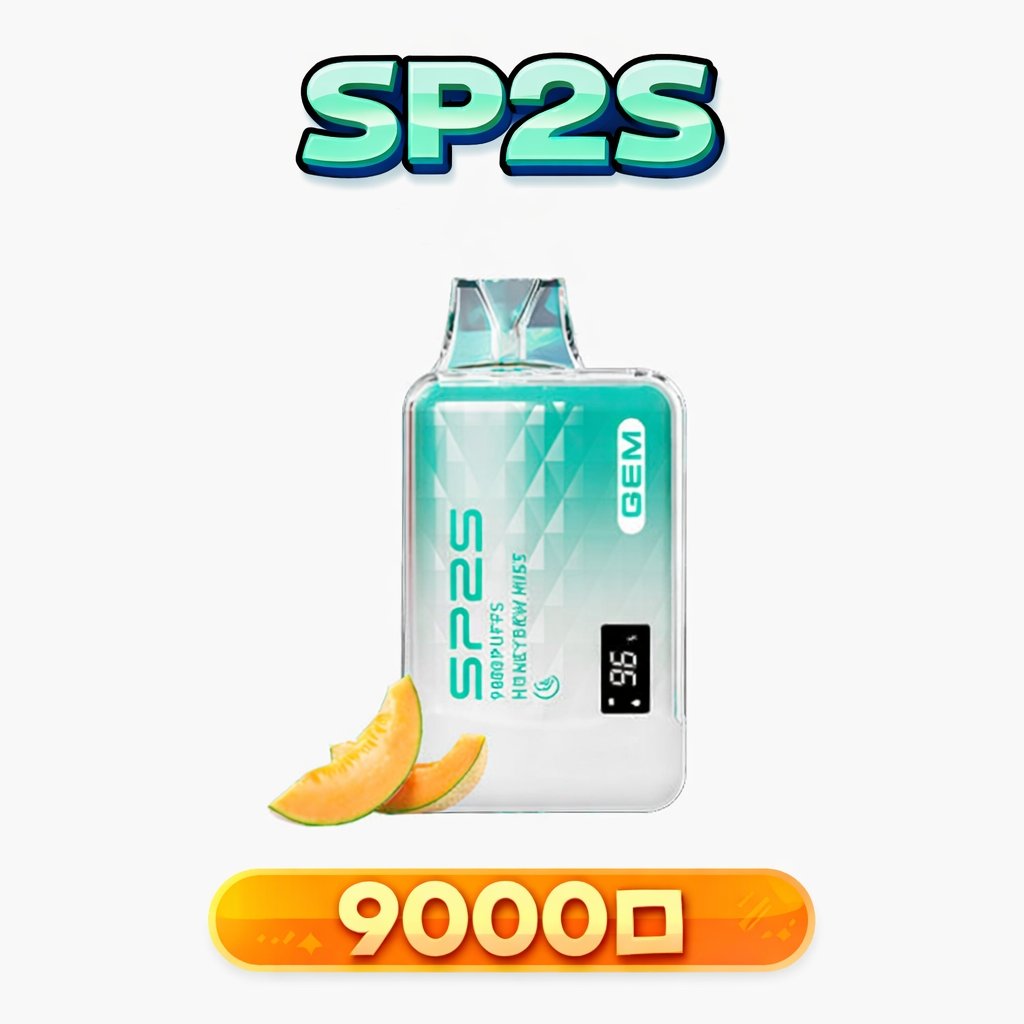 【SP2S GEM】9000 型全彩螢幕版 600mAh 強勁電力長效護航 搭配進化級霧化技術 打造始終如一的紮實擊喉感 台灣現貨
