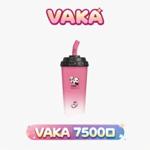 【Ｑ萌熊貓】VAKA 奶茶杯 7500 地表最可愛街頭配件 15ml 霸王級載油量確保動力始終如一 600mAh 穩健電力核心 台灣現貨